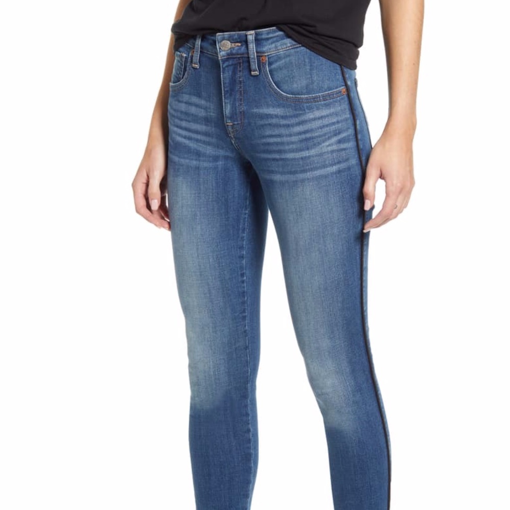 LUCKY BRAND Ava Skinny Jeans with Piping
